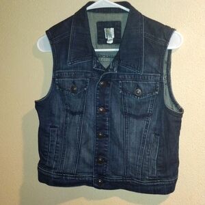 Lauren Conrad Denim Vest Medium Wash M